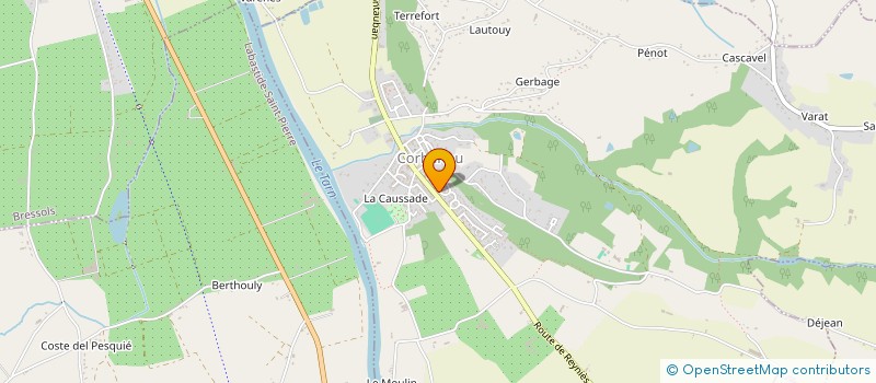 localisation de l'entreprise INDIVISION LAHAILLE - GUYONET  CORBARIEU