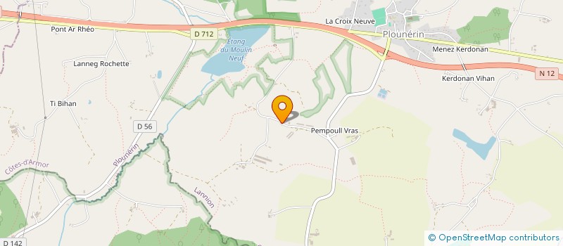 localisation de l'entreprise INDIVISION LAHELLEC à PLOUNERIN