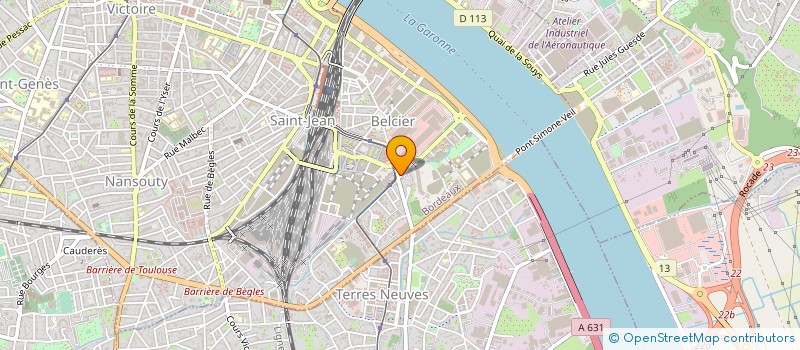 localisation de l'entreprise INDIVISION LAHOUSTE DRIVET  BORDEAUX