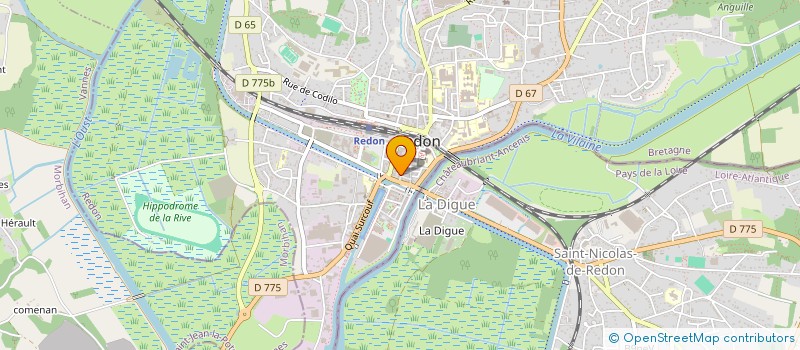 localisation de l'entreprise INDIVISION LAHUE  REDON