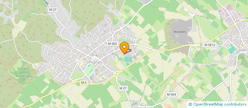 localisation de l'entreprise INDIVISION LAIDIN PIZZOLOTTO à PIGNAN