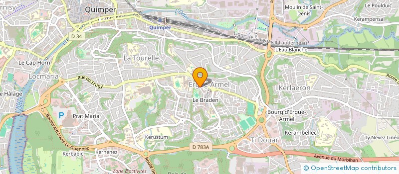 localisation de l'entreprise INDIVISION LAINE à QUIMPER