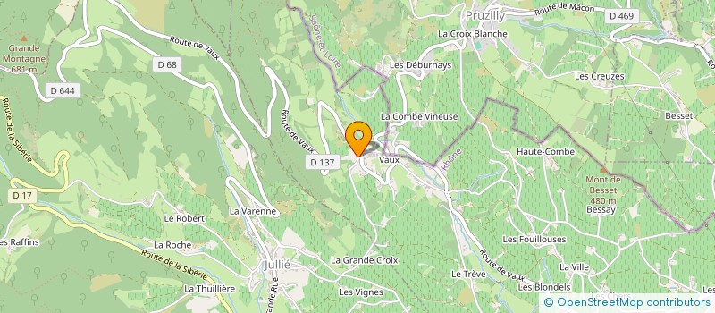 localisation de l'entreprise INDIVISION LAISSUS LEMOINE à JULIENAS
