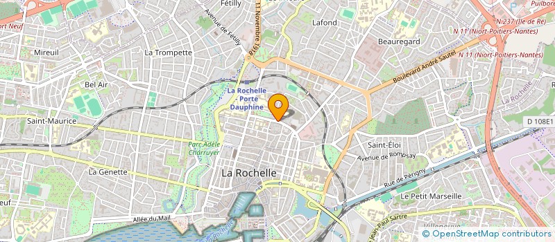 localisation de l'entreprise INDIVISION LAKHSIR KARIM & CECILE LMNP  LA ROCHELLE