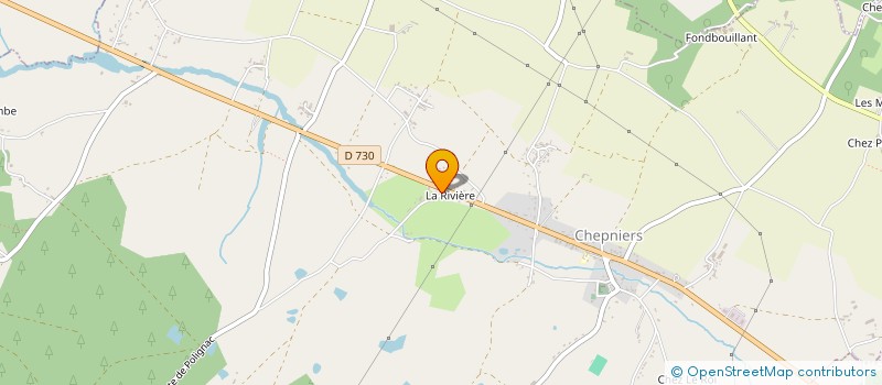 localisation de l'entreprise INDIVISION LALANDE BULTEAU  CHEPNIERS