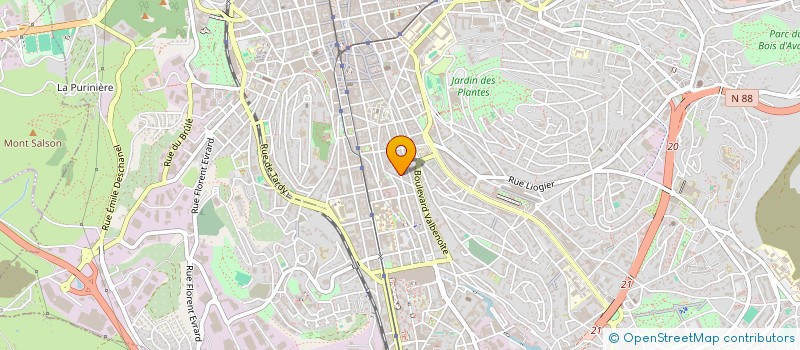 localisation de l'entreprise INDIVISION LALANNE COPEREY  SAINT-ETIENNE