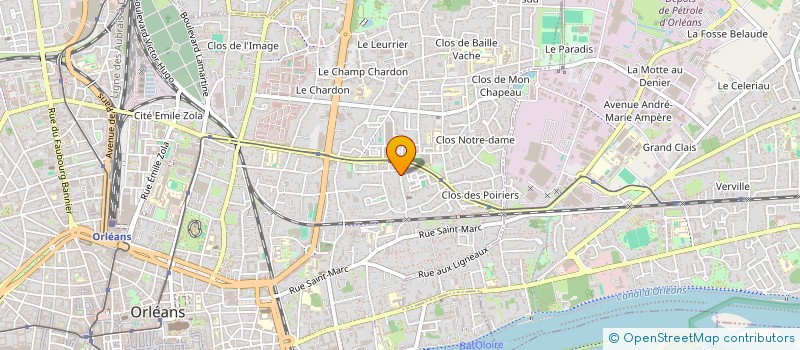 localisation de l'entreprise INDIVISION LALIQUE TROUILLOT  ORLEANS