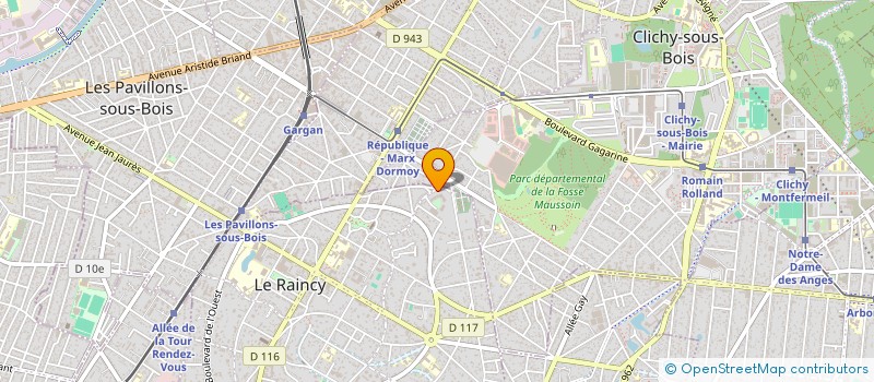 localisation de l'entreprise INDIVISION LALOU  LE RAINCY