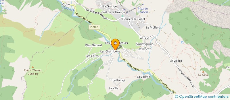 localisation de l'entreprise INDIVISION LALUC  SAINT SORLIN D'ARVES