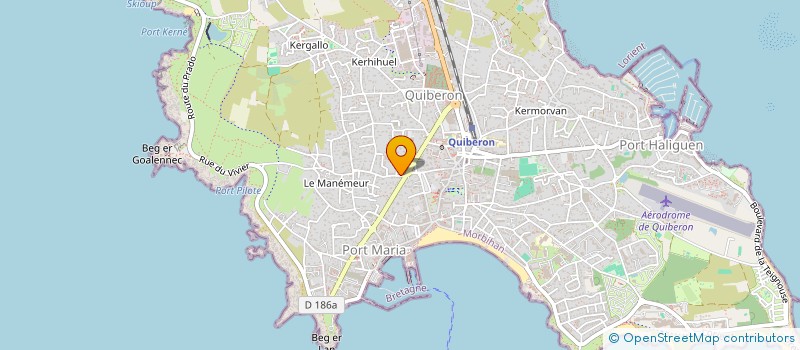 localisation de l'entreprise INDIVISION LALY à QUIBERON