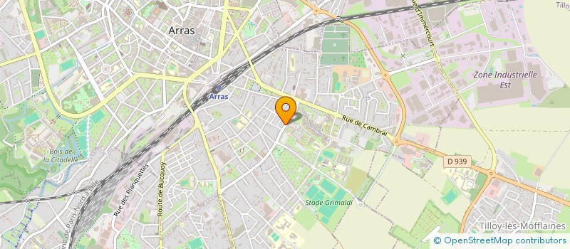 localisation de l'entreprise INDIVISION LAMART à ARRAS