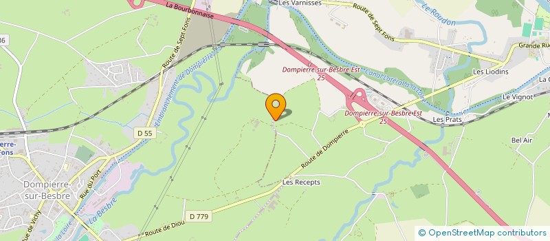 localisation de l'entreprise INDIVISION LAMBERT à DOMPIERRE-SUR-BESBRE