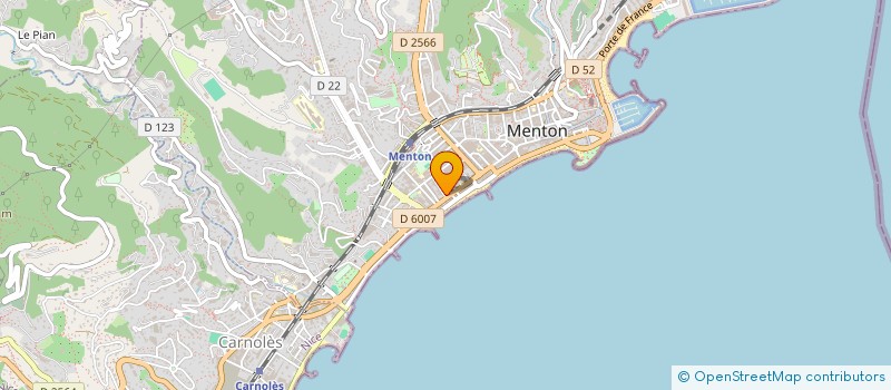 localisation de l'entreprise INDIVISION LAMBOLEY EYMES à MENTON