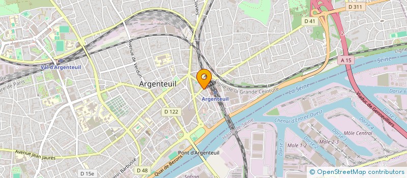 localisation de l'entreprise INDIVISION LAMELLIERE-GUILLOUX  ARGENTEUIL