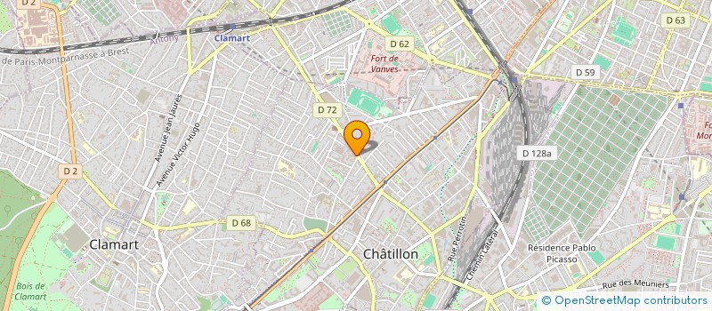 localisation de l'entreprise INDIVISION LAMMOGLIA  CHATILLON