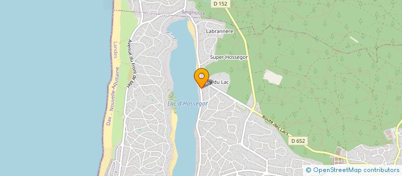 localisation de l'entreprise INDIVISION LAMOLIATE  SOORTS-HOSSEGOR