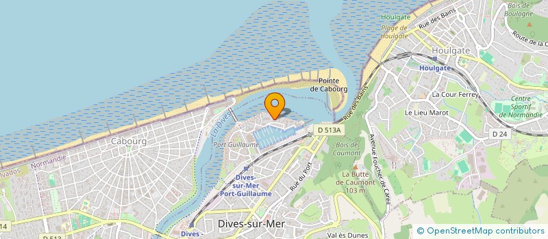 localisation de l'entreprise INDIVISION LAMONT  DIVES-SUR-MER