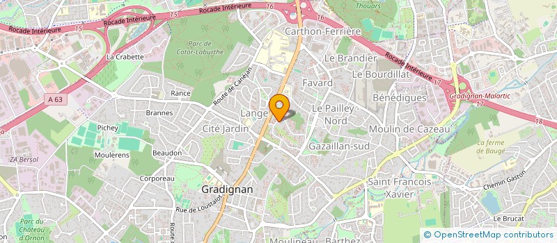 localisation de l'entreprise INDIVISION LAMOTTE RUIZ  GRADIGNAN