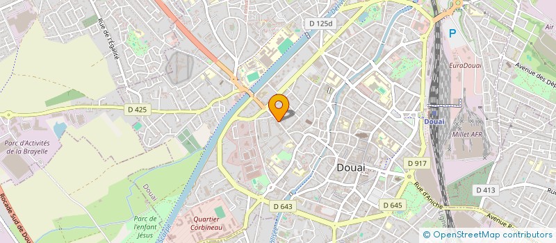 localisation de l'entreprise INDIVISION LAMOUR à DOUAI