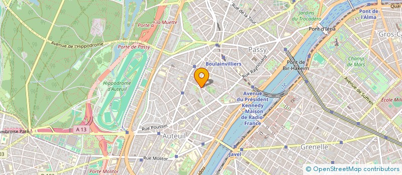 localisation de l'entreprise INDIVISION LAMOUR NICOLAS ET LAMOUR AMELIE  PARIS