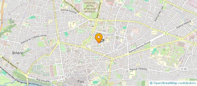 localisation de l'entreprise INDIVISION LANDA FAVERO à PAU