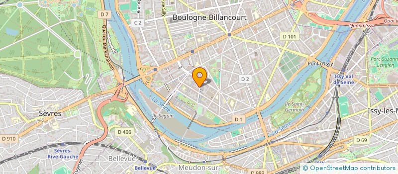 localisation de l'entreprise INDIVISION LANGEVIN à BOULOGNE-BILLANCOURT