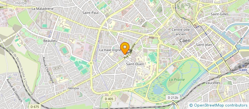 localisation de l'entreprise INDIVISION LANGEVIN LAUNAY à CAEN