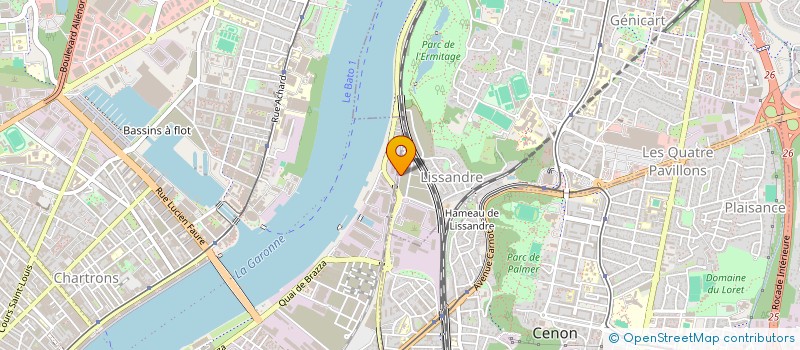 localisation de l'entreprise INDIVISION LANGLAIS / MAHARJAN  LORMONT