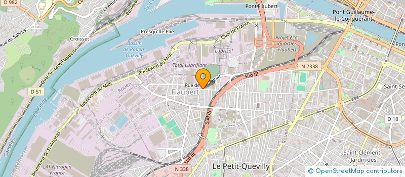 localisation de l'entreprise INDIVISION LANGLIER à LE PETIT-QUEVILLY