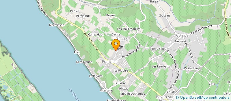 localisation de l'entreprise INDIVISION LANGLOIS AUDREY ET ARDON PIERRE-ALEXIS  GAURIAC