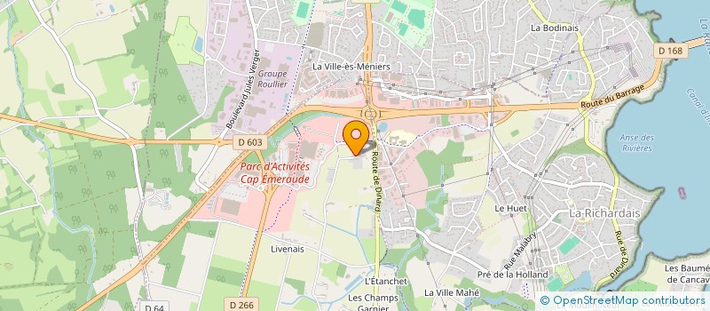 localisation de l'entreprise INDIVISION LANIRAY SAUJOT  PLEURTUIT