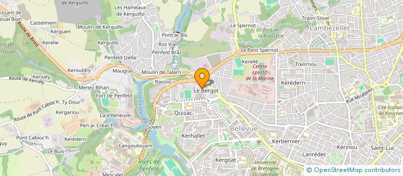 localisation de l'entreprise INDIVISION LANNUZEL-BERNEUIL à BREST