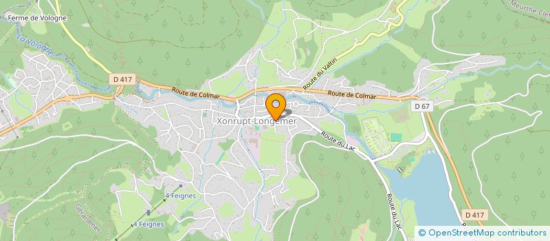 localisation de l'entreprise INDIVISION LANOY - VERMERSCH  XONRUPT-LONGEMER