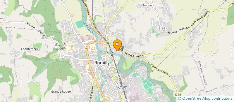 localisation de l'entreprise INDIVISION LANSARD GUINOT  RUMILLY