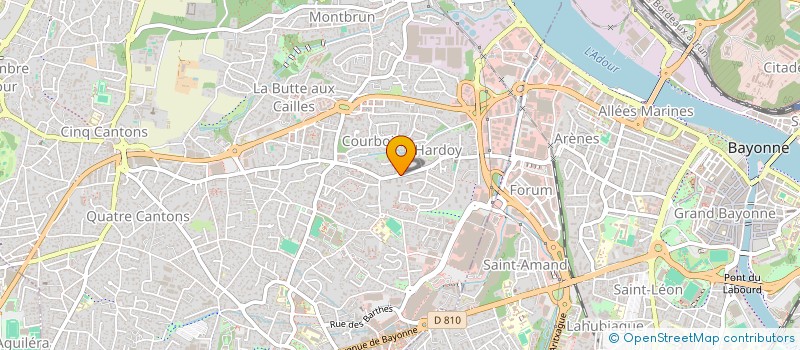 localisation de l'entreprise INDIVISION LANUSSE MUNDUBELTZ  ANGLET