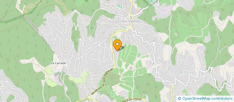 localisation de l'entreprise INDIVISION LAPAICHE-LANET  LA CROIX-VALMER