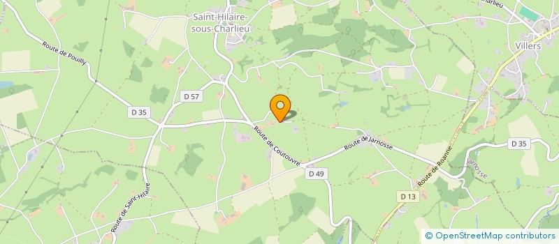 localisation de l'entreprise INDIVISION LAPALUS B. SCHWALLER R.  SAINT-HILAIRE-SOUS-CHARLIEU