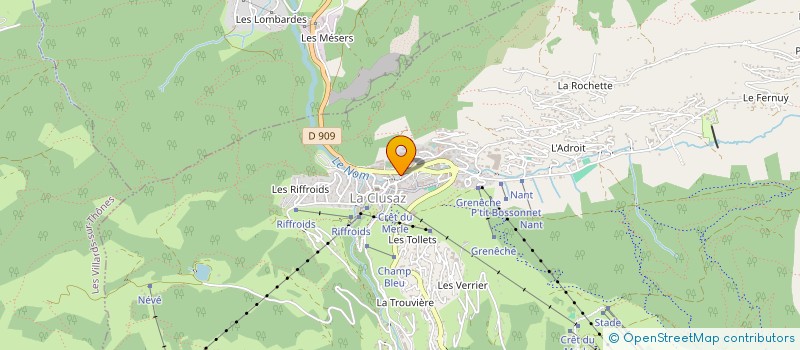 localisation de l'entreprise INDIVISION LAPERRIERE à LA CLUSAZ