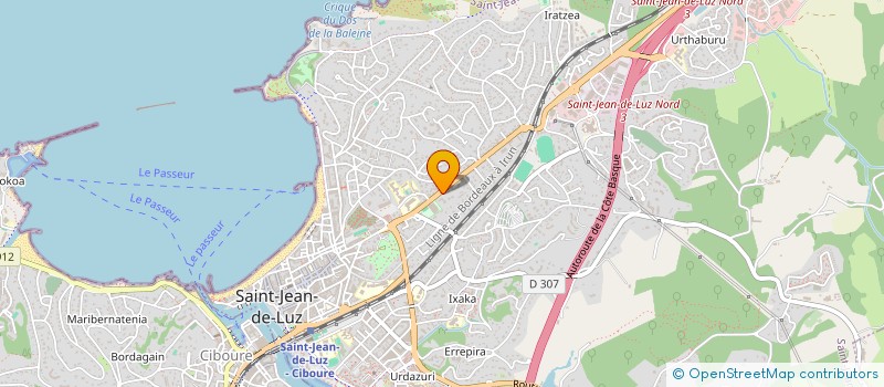 localisation de l'entreprise INDIVISION LAPEYRE à SAINT-JEAN-DE-LUZ