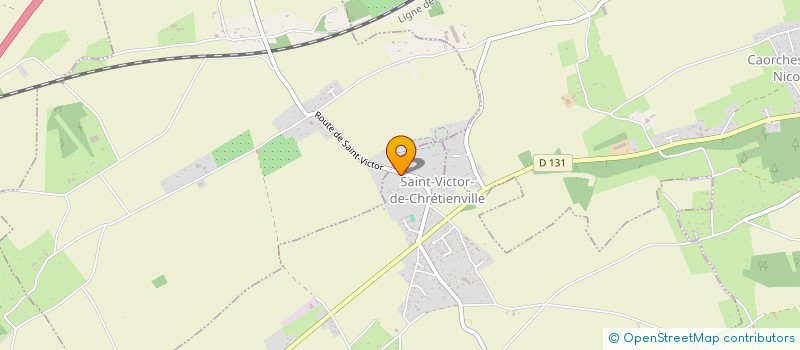 localisation de l'entreprise INDIVISION LAPONCE  SAINT-VICTOR-DE-CHRETIENVILLE