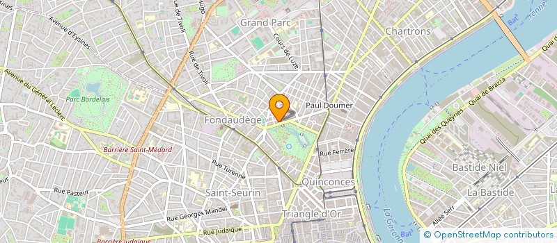 localisation de l'entreprise INDIVISION LAPORTE BADETS  BORDEAUX