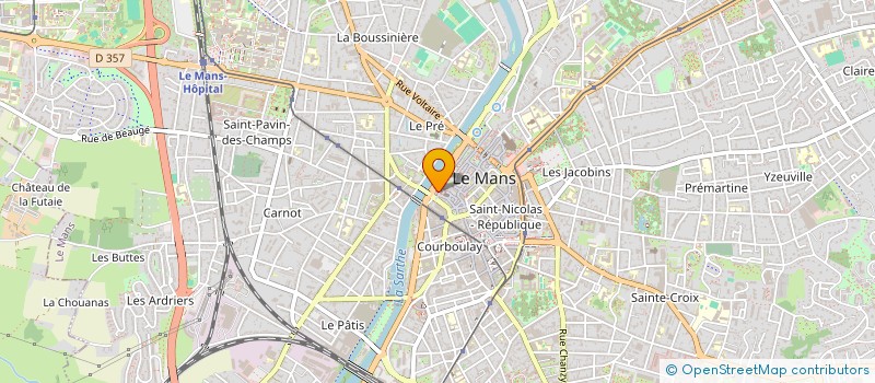 localisation de l'entreprise INDIVISION LAPRUNE ET BOURON  LE MANS