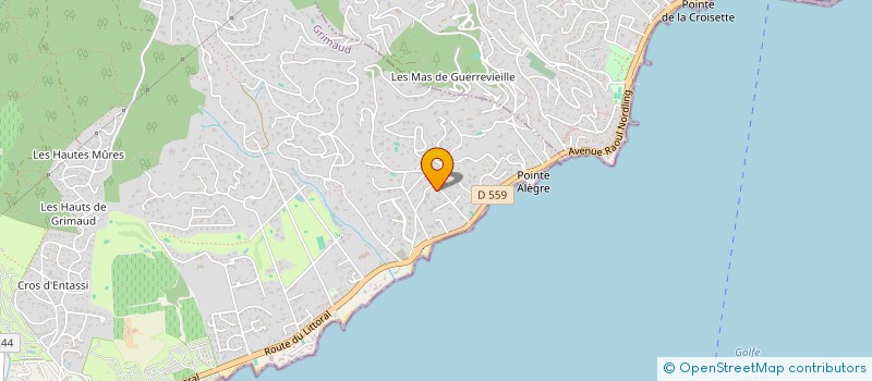 localisation de l'entreprise INDIVISION LARIVIERE  GRIMAUD