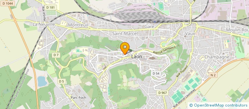 localisation de l'entreprise INDIVISION LARQUET à LAON