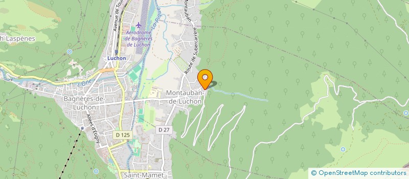 localisation de l'entreprise INDIVISION LARRIEU  MONTAUBAN-DE-LUCHON