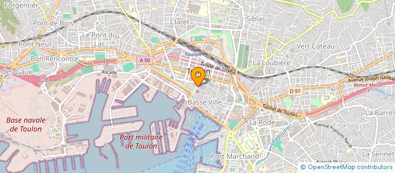 localisation de l'entreprise INDIVISION LARRIEU BRANDT  TOULON