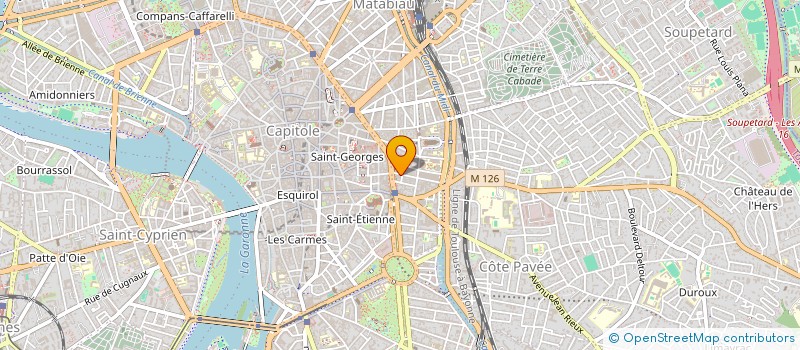 localisation de l'entreprise INDIVISION LARROCHE / DELAGRANGE  TOULOUSE