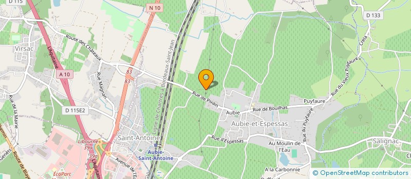 localisation de l'entreprise INDIVISION LARROSA  SAINT-GERMAIN-DE-LA-RIVIERE