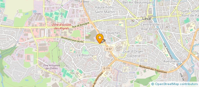 localisation de l'entreprise INDIVISION LARUELLE MAXIME ET RAMIER PAULINE à LAVAL
