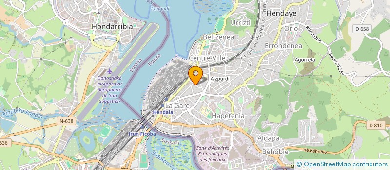 localisation de l'entreprise INDIVISION LARZABAL  HENDAYE